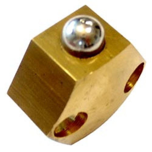 Loqueteau à bille hexagonal H40 en applique