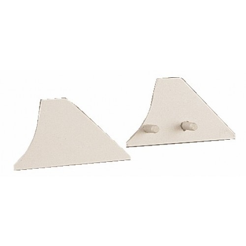Embouts aluminium pour profil 118 porte tablettes