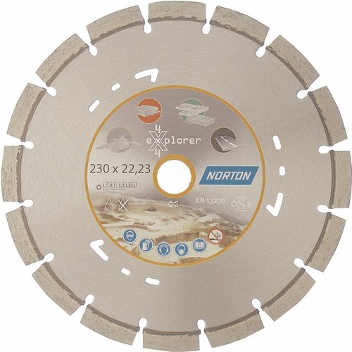 Disque segment pour machines électroportatives 4 x 4 Explorer