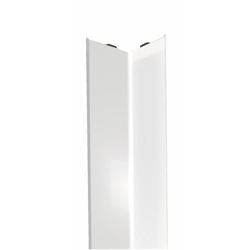 Cornières adhésives acier revêtu PVC blanc 3m