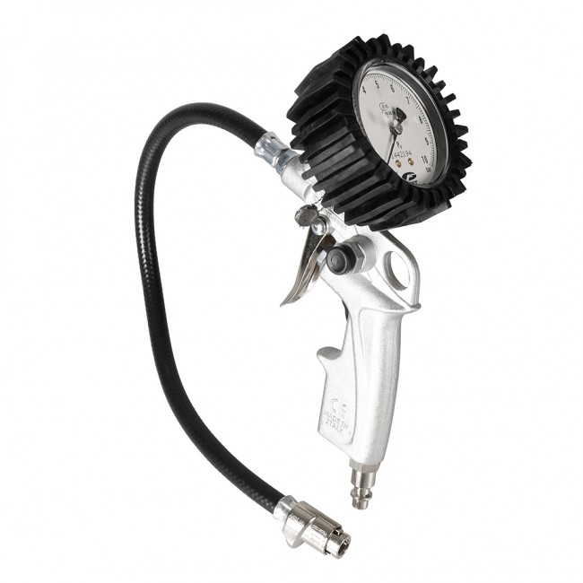 Pistolet de gonflage avec manomètre + embout de verrouillage quick lock OROK