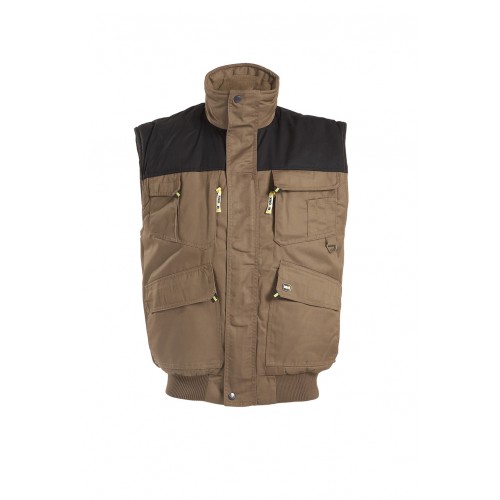 Gilet de travail ouatiné Garros sans manches