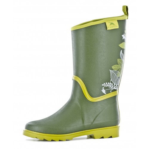 Bottes caoutchouc femme Ines verte - taille 36