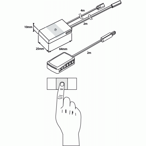 Interrupteur variateur touch Dim Control