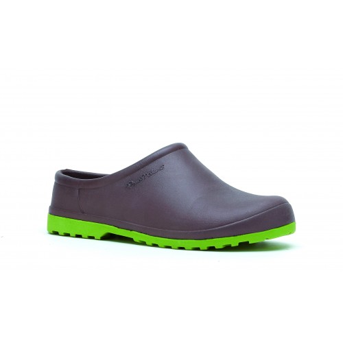 Sabots homme de jardin en EVA Soft marron/anis