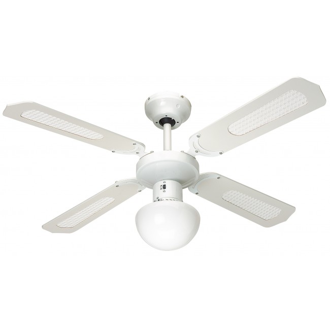 Ventilateur de plafond avec globe luminaire diamètre 107 cm Bali