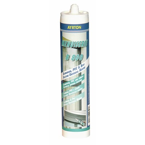 Mastic silicone neutre B800 pour la menuiserie