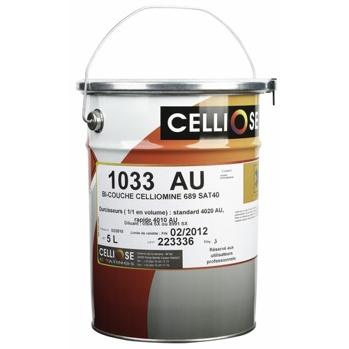 Vernis de finition bi-couche PU 1033 AU Celliomine 5L