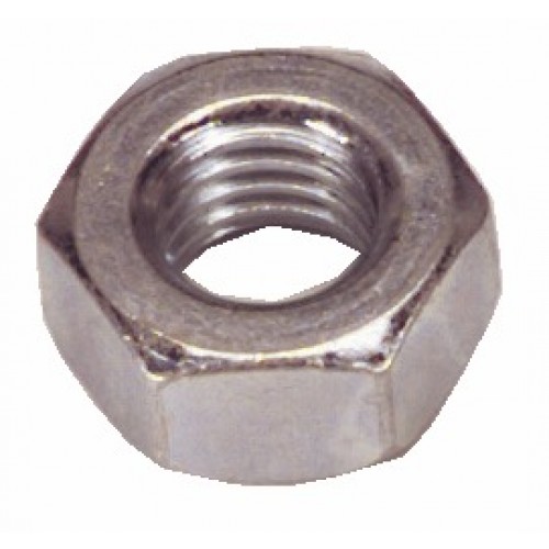 Écrous hexagonaux Hu, acier zingué 8