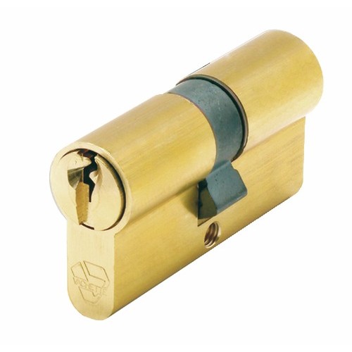 Cylindre double V5 7100 s'entrouvrant sur variure UA 1001, laiton poli