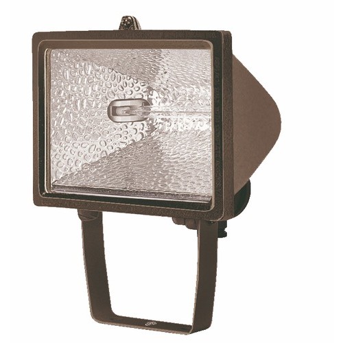 Projecteur extérieur à fixer - lampe halogène 400 watts - noir