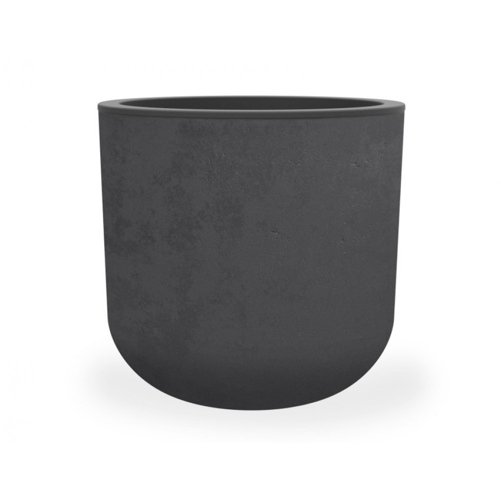 Pot Rond Basalt Up L Eda Plastiques Bricozor