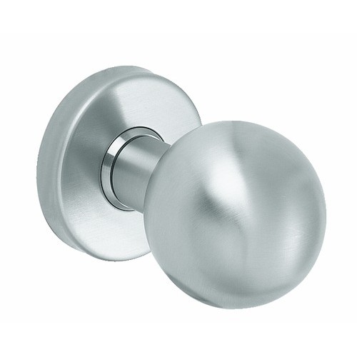 Patère boule en inox sur rosace Bezault
