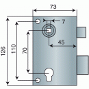 Serrure En Applique Verticale Inox Cylindre Europ En Devismes