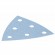 Abrasif triangulaire pour ponceuse RO90 Festool-StickFix 93V- Boîte 50