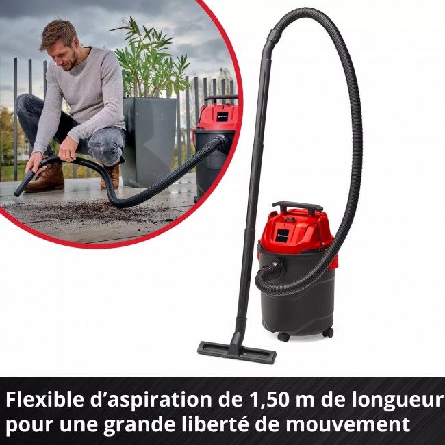 Aspirateur eau et poussière - 20L - puissance 1250W - TC-VC 1820 - Bricozor 5.jpeg EINHELL