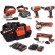 Pack 6 machines 18V + batteries + sac de transport