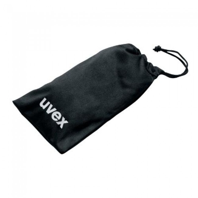 Étui à lunettes de protection à branches - microfibre - noir UVEX