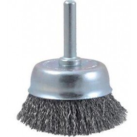 Brosse coupe sur tige fil acier ondulé - boîte de 20 OSBORN