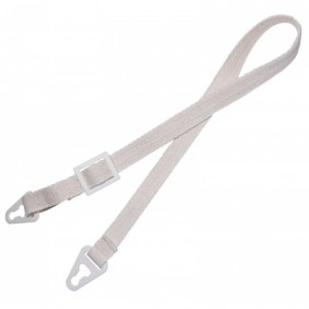 Jugulaire coton 2 points pour casques de chantier BRENNUS - IRIS- KARA AUBOUEIX