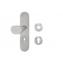 Ensemble de sécurité inox ESG 670 avec protection cylindre et béquille KARCHER DESIGN