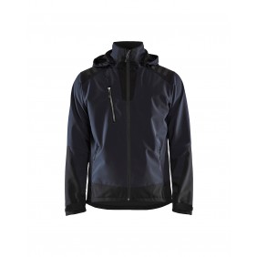 Veste softshell coupe-vent étanche 4749 stretch 2D - marine et noir BLAKLADER