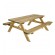 Table pique nique en bois - longueur 180 cm - Robuste