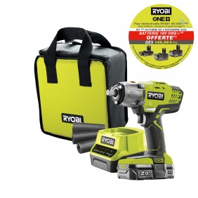 Boulonneuse à chocs 18V ONE+™ - 3 modes - 1 batterie 2,0 Ah - R18IW3-120S RYOBI