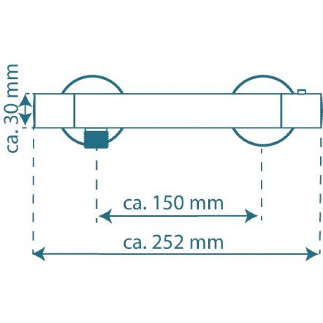 schema Mitigeur thermostatique - douche - chromé Vico.jpg SCHÜTTE