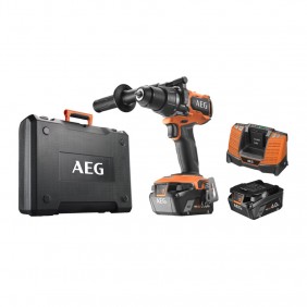 Perceuse à percussion Brushless 18V + 2 batteries 6Ah + coffret - BSB18BL2-602K AEG Powertools