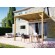 Pergola adossée couverte bois Rennes 5 x 4m - PMA00354