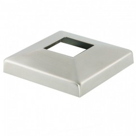 Caches pour embases de poteau garde-corps - carré 40 x 40 mm - inox Design Production