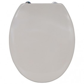 Abattant WC - Thermodur -  Charnières Inox - Taupe MSV