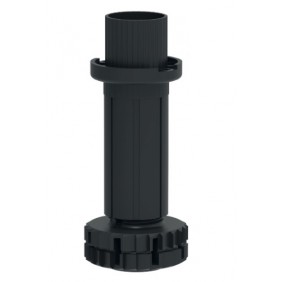 Pieds de meubles en ABS noir diamètre 28 mm par 4 - Smile 450 CAMAR