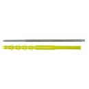 Cheville à patte vis double filet 7x210 mm - descente eaux pluviales x25 ING