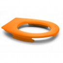 Lunette wc clipsable - 100 % hygiénique - orange PAPADO