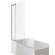 Pack bain-douche 170x90cm gauche Malice avec pare-bain 2 volets et tablier
