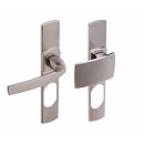 Poignée de porte sur plaques palières - aluminium - Artis VACHETTE