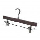 Cintre porte-jupes avec pinces Excessories - hêtre finition wengé SALICE