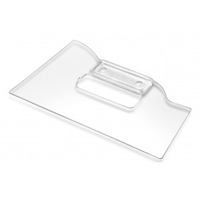 Couteau à maroufler en plastique transparent - 26 x 12 et 15,5 cm L'OUTIL PARFAIT
