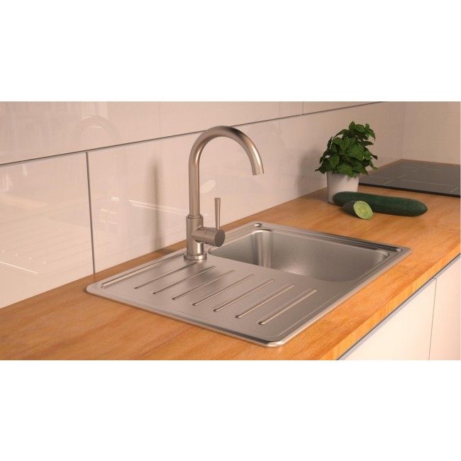 Mitigeur monocommande acier inoxydable - cuisine - col de cygne Cornwall 2.jpeg SCHÜTTE