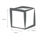 Pot carré Volcania - 50 cm - 57 litres - 13728.jpg EDA PLASTIQUES