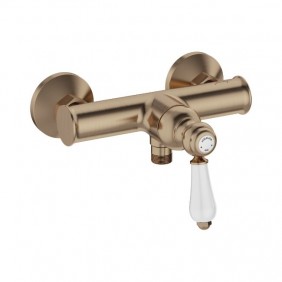 Mitigeur de douche rétro - bronze - Louise JACOB DELAFON