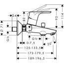 Mitigeur de baignoire Focus E² HANSGROHE