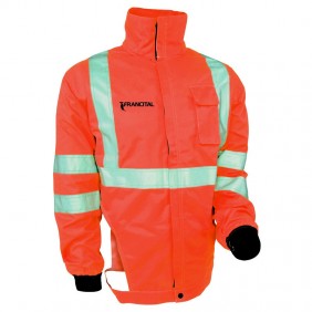 Veste de débroussaillage orange fluo classe 2 NIEPPE FRANCITAL
