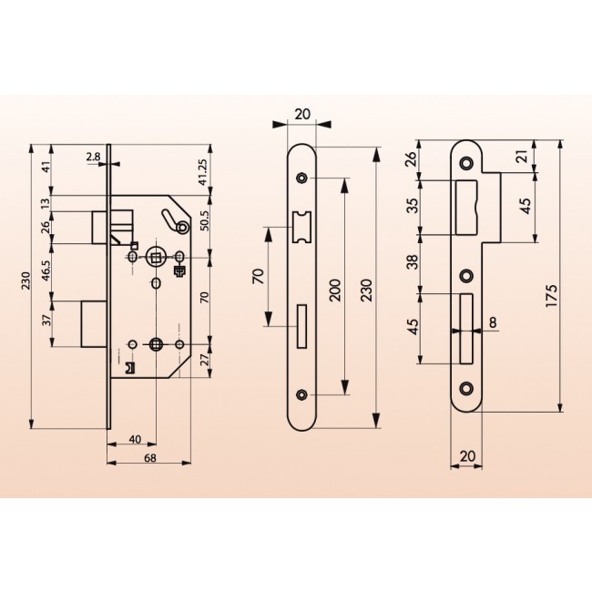schema_Serrure à larder à condamnation - têtière inox - axe 50 mm - Monomax_bricozor.jpg FTH THIRARD