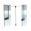 Penderie escamotable noire LIFT 300 - charge 10 kg AMBOS