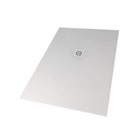 Receveur de douche - recoupable - 90x140 - Blanc - Relief Plus Quare