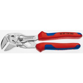 Pince-clé à mâchoires striées - Capacité 27 mm - Gainage bi-matière KNIPEX