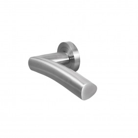 Poignées de porte sur rosaces rondes série ER 56 Madrid - inox satiné KARCHER DESIGN